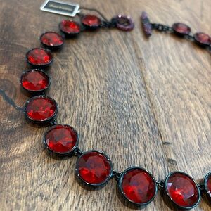 Juicy couture - red Gemstone Necklace NEW